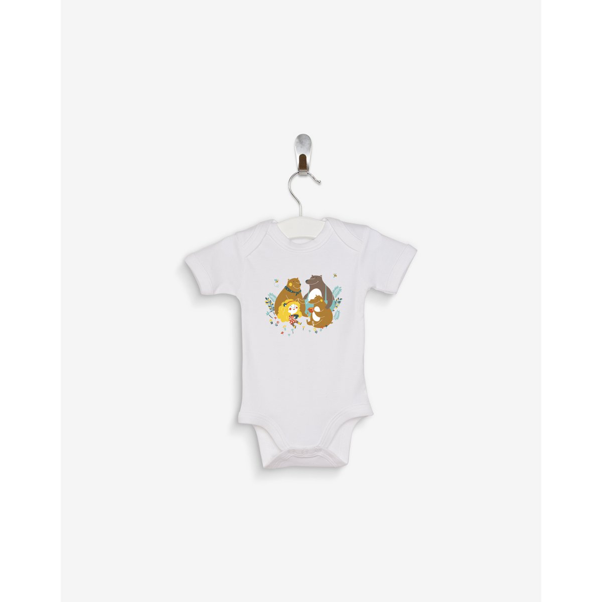 White body Boucle d'Or 100% organic cotton certified OEKO-TEX