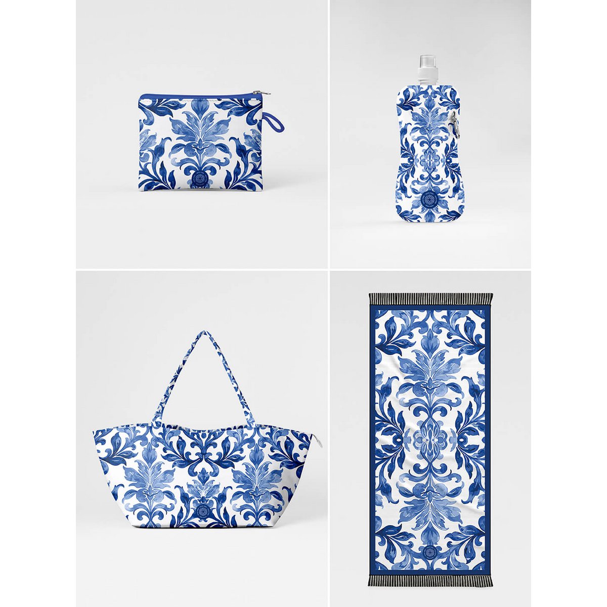 Pouch Blue Tile