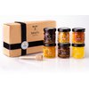 Roher Honig und Bienenpollen Geschenkbox Pack - Mini 50gx6