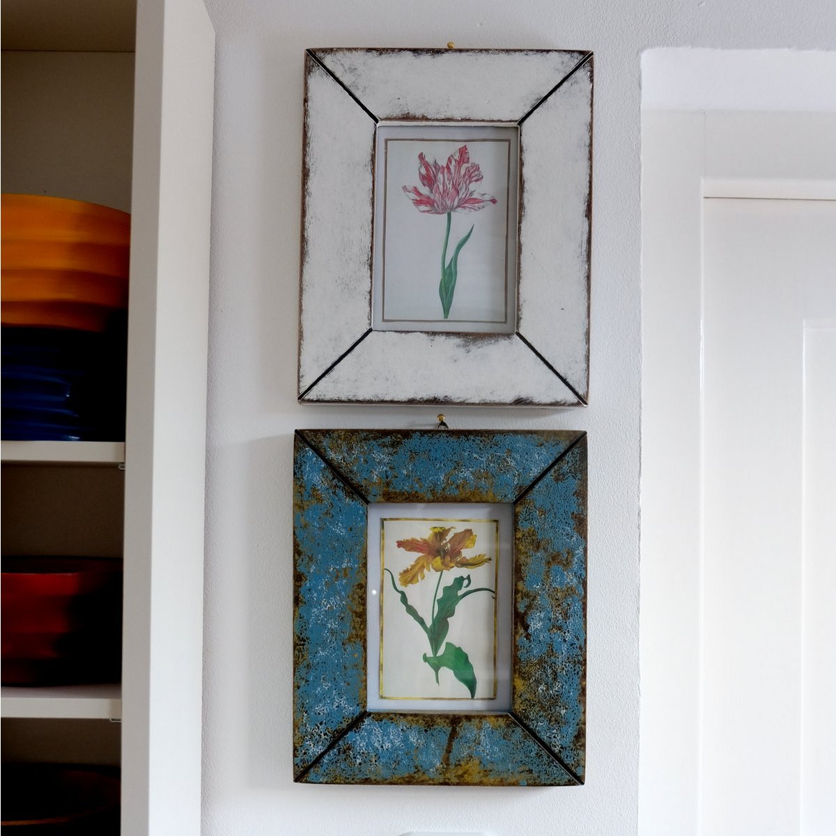 Photo frame - picture frame - model vintage - antique blue - vintage