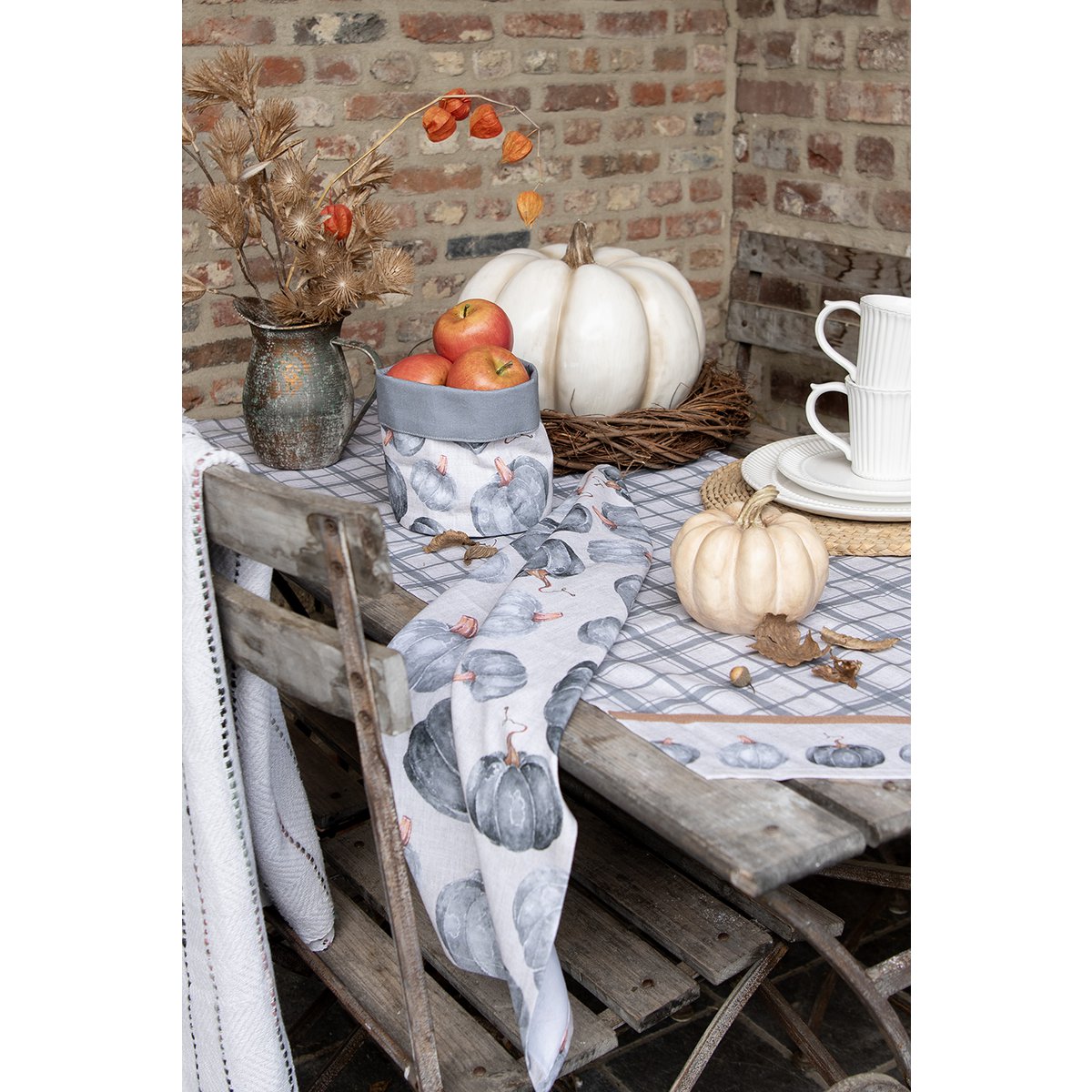 Decoration Can 19x13x19 cm Gray Metal Garden Decoration