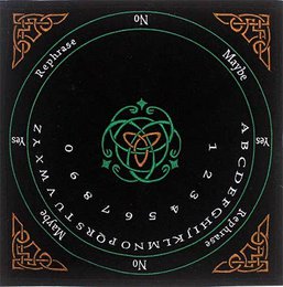 Velvet Pendulum Mat English -Celtic in Colors