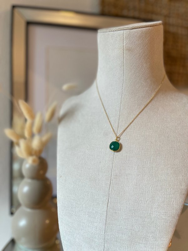 Gem Candy | Grüner Onix Kette