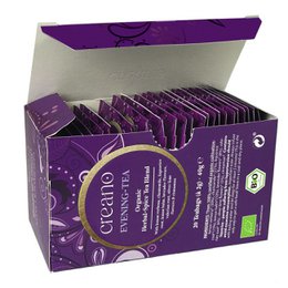 Organiczna herbata Creano w torebkach na wieczorną herbatę, opakowanie 20 sztuk