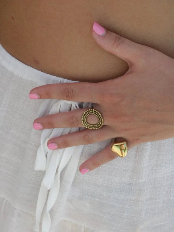 Dotted ronde ring