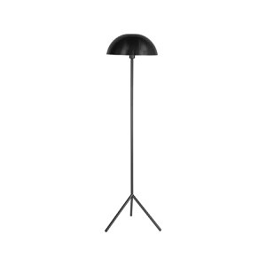 Hazer Globe Floor Lamp - Black - Metal - One size 39 x 152 x 39 cm