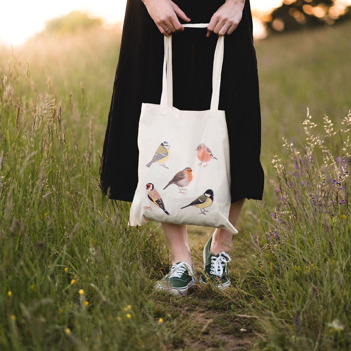 Boches en coton, sac de jute imprimé, sac à provisions