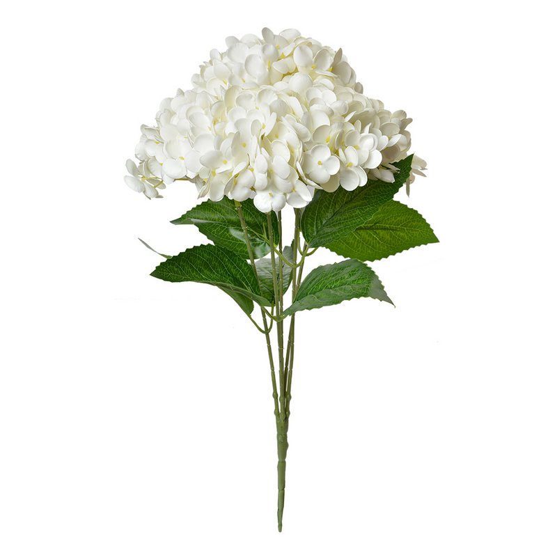 Kunstbloem 45 cm Wit Kunststof