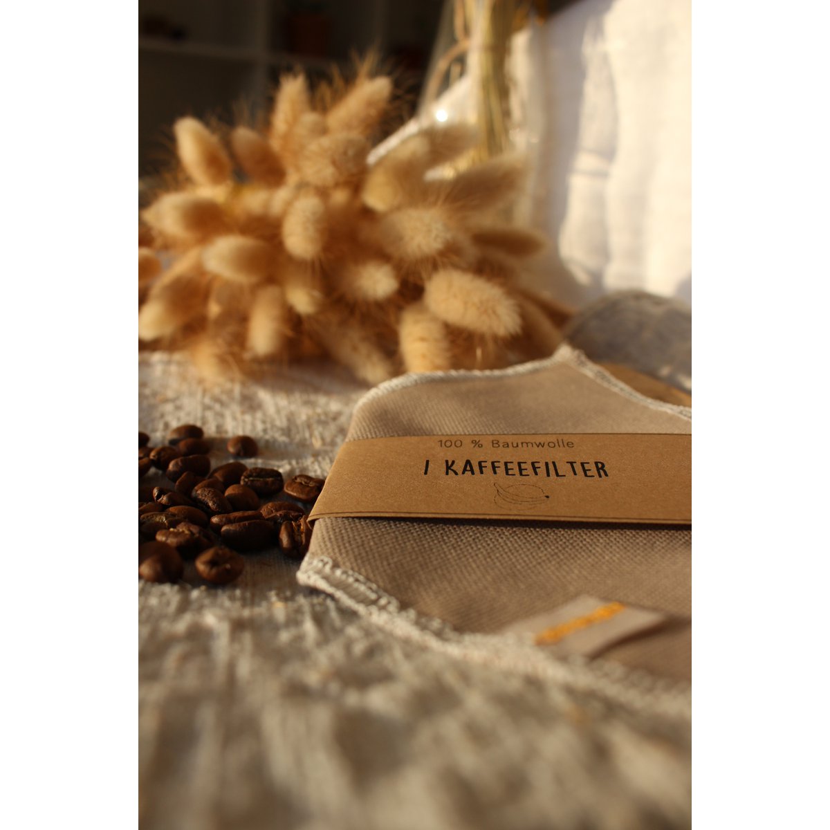 Reusable cotton coffee filters