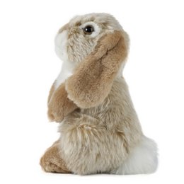 BROWN SITTING LOP EARED RABBIT 21 cm