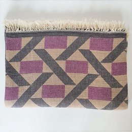 Manta Camden de jacquard de algodón suave