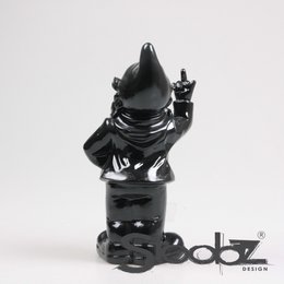 Stoobz Design Gnome F*ck You Black | 16x12x32 cm