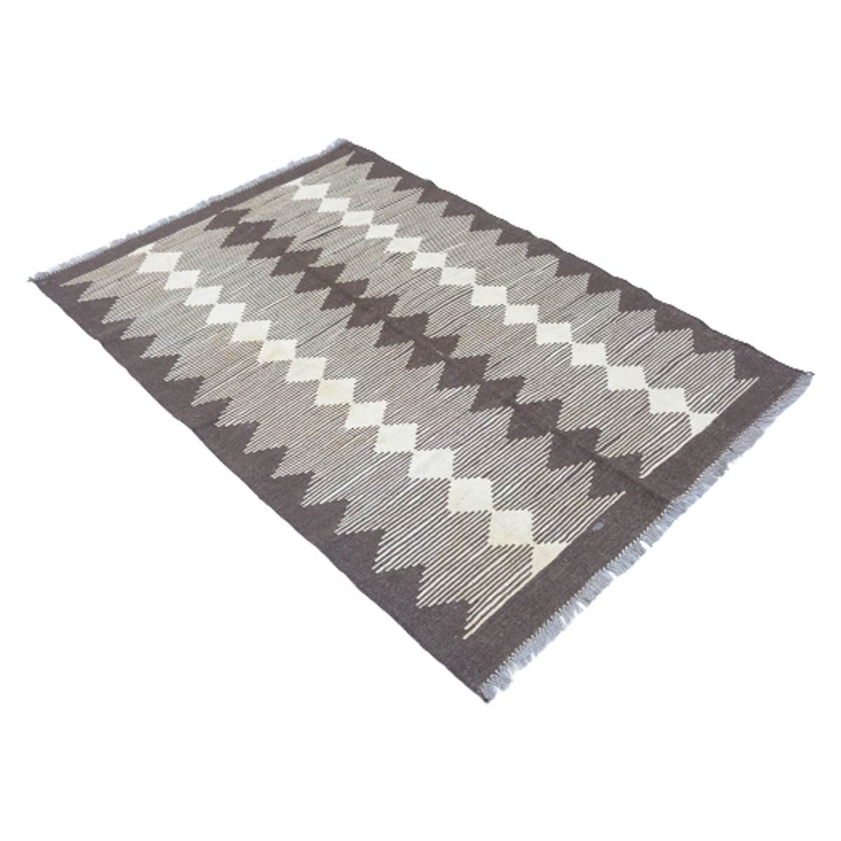 Alfombra Kilim moderna cielo pálido