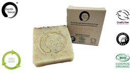 Organic Certified Solid Soap - Ylang Ylang with Blue Corn Flowers 90g