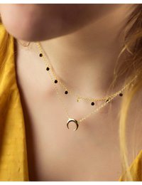 Crescent necklace
