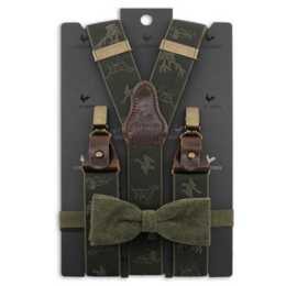 Tirantes Sir Redman -3 Clips Resistentes-Verde