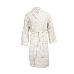 Accappatoio Hammam - Beige/Bianco
