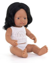Latinpige dukke 38 cm
