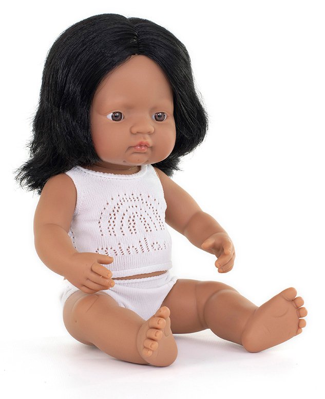 Latinpige dukke 38 cm