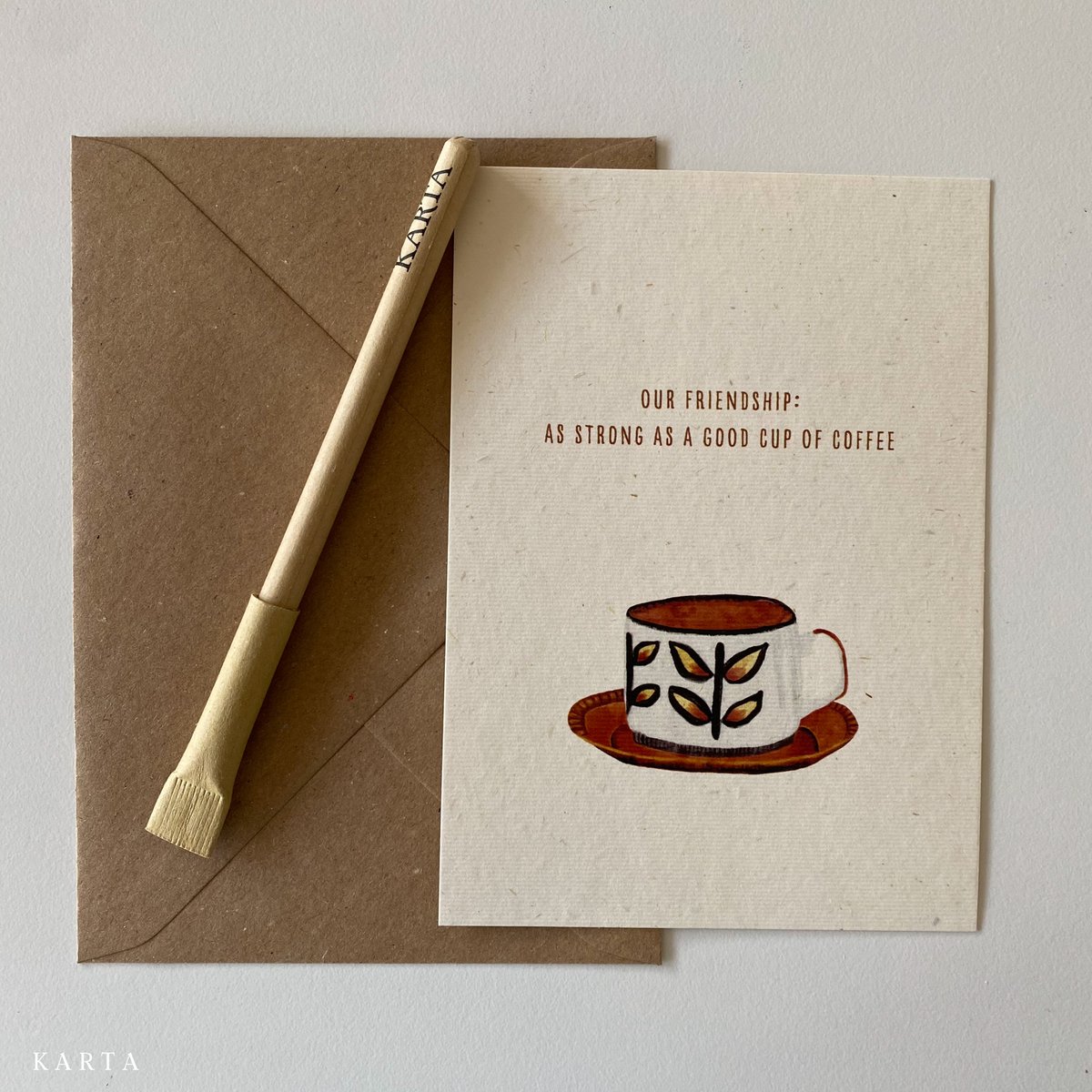 Tarjeta de felicitación - taza Boch