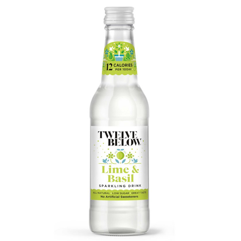 Lime & basilikum mousserende drink