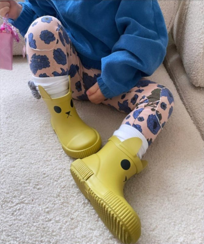 KERRAN Kinder-Regenstiefel Senf