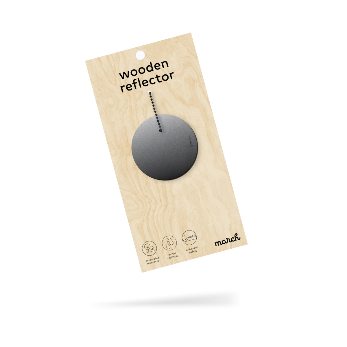 Reflektor aus Holz FADE BLACK