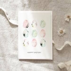 Grußkarte · Happy Easter