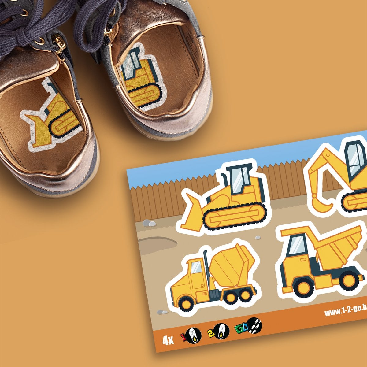 Construction Site - Shoe Stickers