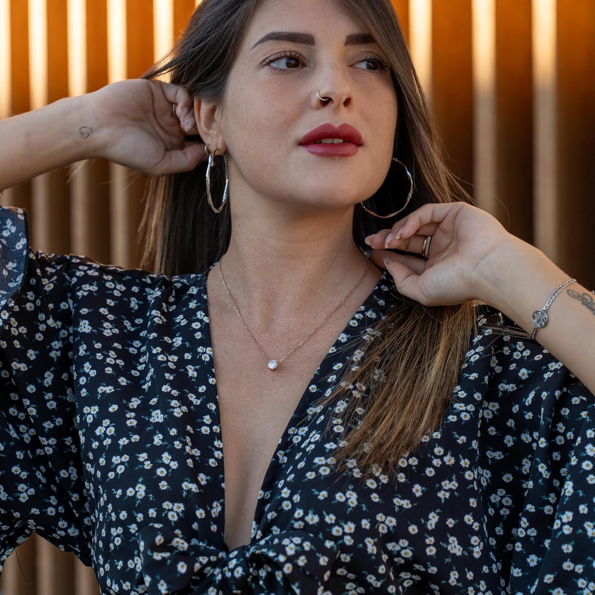 Collier femme "Zircone"