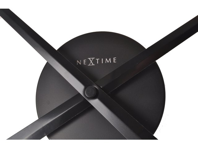 Vægur NeXtime Small Hands 48 x 3 cm sort