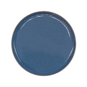 Stoneware Teller klein, 22,4cm, blau