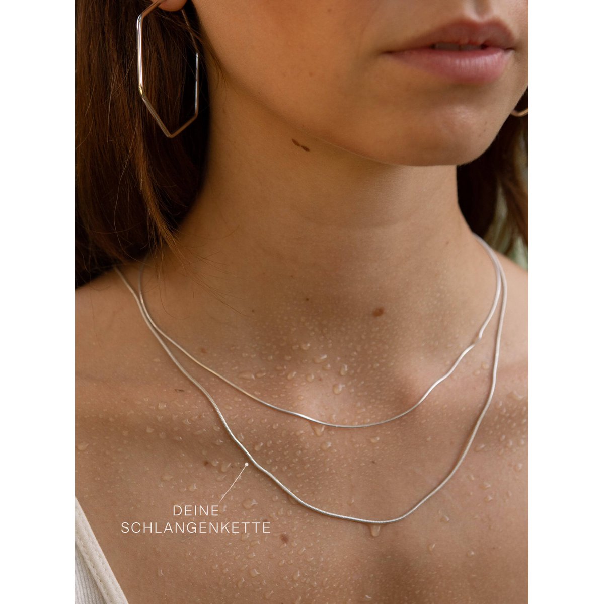 Catena serpente ETERNITY argento sottile