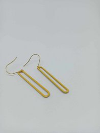 Pendientes esmalte amarillo