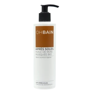 Sun milk with organic musk oil