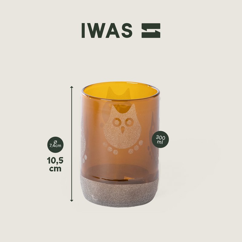 Drinkglazen Animal - Short (set van 6)