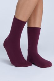 Bio-Baumwoll-Socken mit Rollrand Unisex – 6er Pack