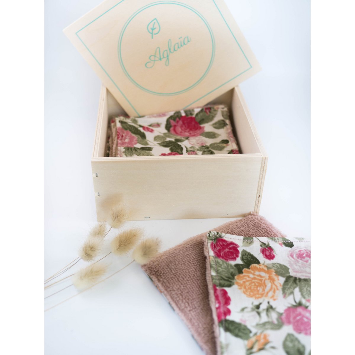 Box lingettes démaquillantes lavables - Semainier de 7 lingettes
