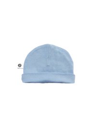 Wollen baby muts - Merinowol - Blue Fog