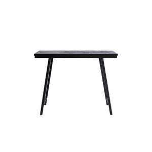 The Herringbone High Table - Black - 140cm