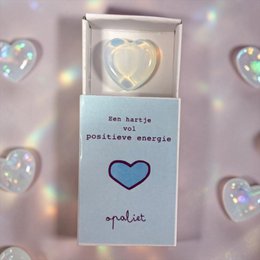 Heart in Opalite box