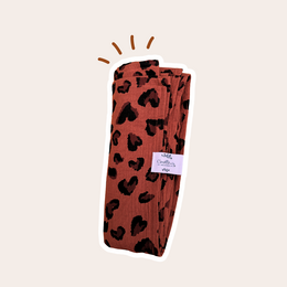 Maxi diaper in animal cotton gauze