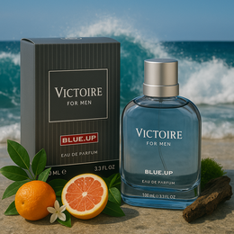Blue-Up Victoire – Eau de parfum til mænd | Marine træagtig akkord