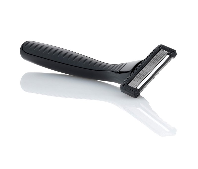 Rasierset OMRO SHAVE v. Elegant - Rasierer, 2x Rasiercreme, Rasierhalter, Rasierklingen