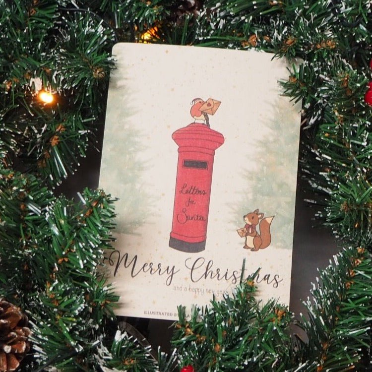 Cartolina di Natale 'Lettere per Babbo Natale'