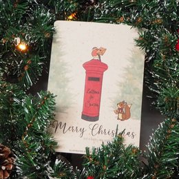 Cartolina di Natale 'Lettere per Babbo Natale'