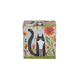 DUO CATS Mug + Infuser with Tag, 400ml, MEADOW, giftbox