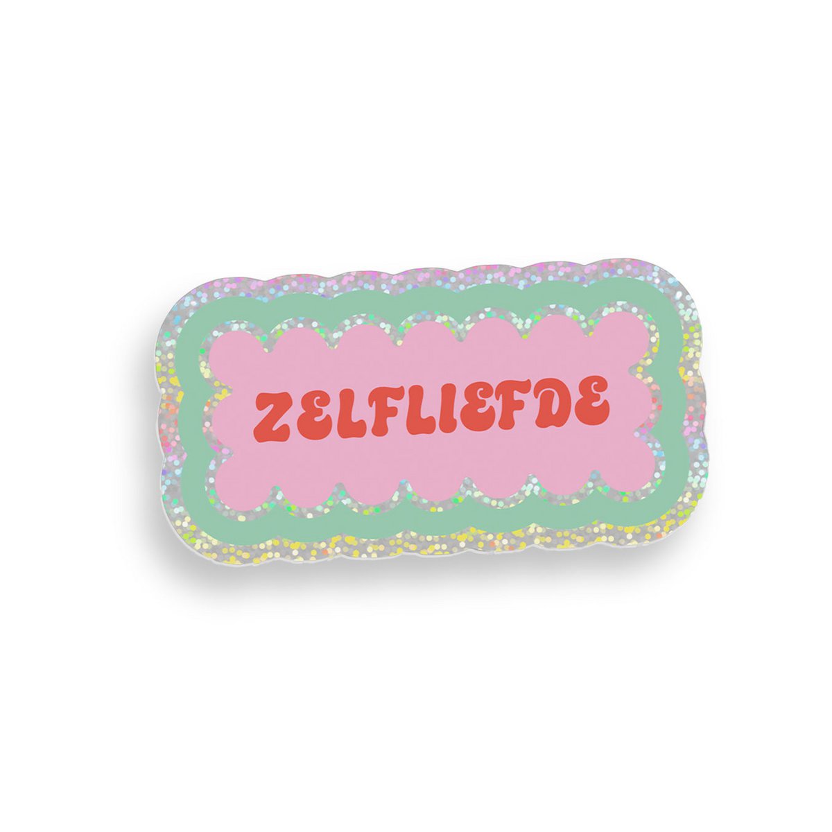 Sticker ‘Zelfliefde’ - Glitter