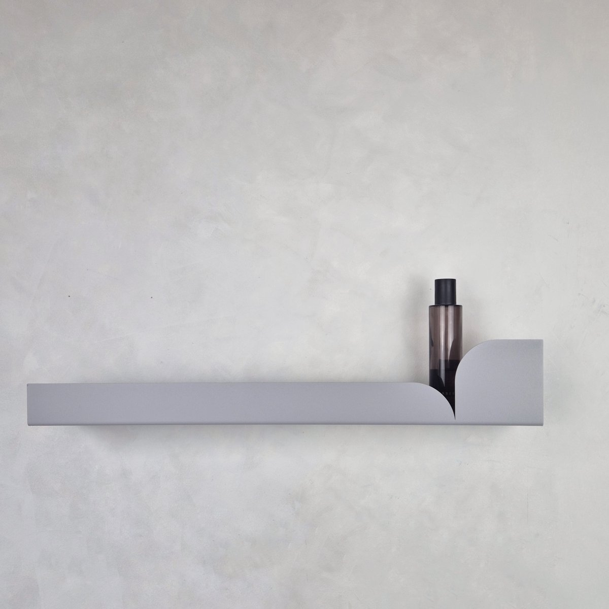 Grå metal væg hylde bauhaus
