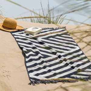 Strandlaken 80x160cm 394 Black Coal